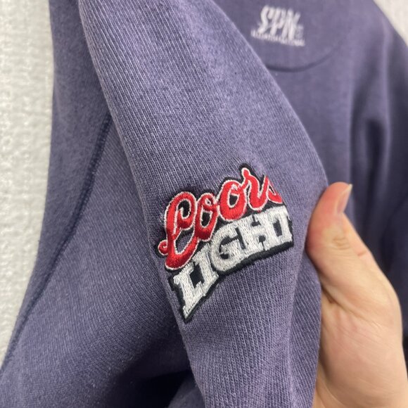 Vintage McCarthy x Molson Slo-Pitch Baseball Sweatshirt Men's XL Quarter Zip - Picture 16 of 16